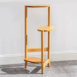 Juego de Soportes Modernos de Madera para Flores, Estantes para Plantas de 3 Niveles, Diseño Minimalista para Uso en Interiores con Plantas Verdes, Soporte de Madera para Plantas - Product Image 2