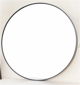 Espejo de pared de diseño de hojas doradas de lujo, espejo decorativo moderno con marco de metal para decoración del hogar al mejor precio - Product Image 4