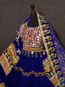 Afghani Kuchi Wedding Dresses for Women <b>Top</b> Selling Best Quality Low Prices Afghani New Style Dresses for Girls Custom Designs - Product Image 4