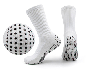 OEM Custom Logo Printed Anti Slip Soccer <b>Socks</b> Wholesale Non-Slip Dotted <b>Grip</b> Athletic Football <b>Socks</b> - Product Image 2