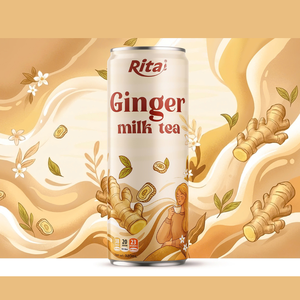 Bebida de Té con Leche y Jengibre Rita, Té Negro Natural con Hojas de Jengibre Picante, Lata de 320 ml, Venta al por Mayor, OEM, ODM - Product Image 6