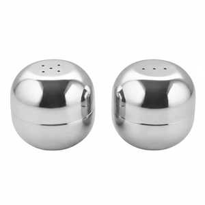 Hammered Copper <b>Salt</b> and Pepper Shakers Set Metallic Rose Gold Finish Cylindrical Condiment Spice Dispenser Tableware - Product Image 2