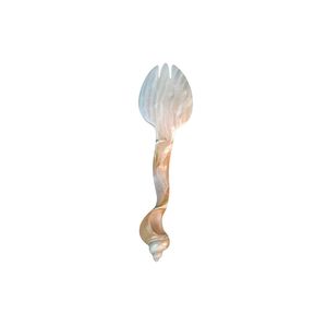 Cuchara Ecológica de Concha Natural Pulida a Mano, Cuchara de Nácar para Caviar, Postres y Uso en la Cocina, Tenedor para Servir Ensaladas - Product Image 6