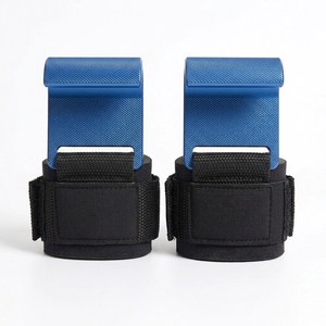 High Quality Custom Made Neoprene Heavy Hook Wrist Straps Palm Guard Breathable Non-Slip Heavy-Duty Professional Protection - Product Image 4