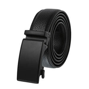 Cinturón de Cuero Genuino de Alta Calidad para Hombre, Clásico, Elegante, Casual, con Hebilla Ajustable, Correa de Cintura, Cinturón de Cuero Genuino Duradero - Product Image 1