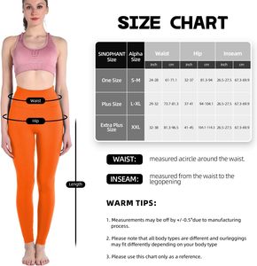 Leggings de Punto Premium para Mujer, Spandex/Poliéster, Cintura Alta, Suaves, Elásticos, Ecológicos, de Secado Rápido, para Yoga, Ejercicio y Actividades Deportivas, 180g - Product Image 6