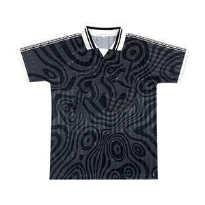 Wholesale New Breathable Sports Sublimation Soccer Jersey Custom Retro Football T Shirt With Reflective Strip - Product Image 2