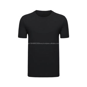 Camisetas Deportivas de Cuello Redondo para Hombre, Tallas Grandes, 100% Algodón, con Estampado Puff, Color Sólido Personalizado, Venta al Por Mayor - Product Image 3