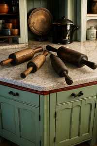 Handmade Wooden <b>Rolling</b> <b>Pin</b> Smooth Surface Dough Roller - Product Image 5