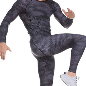 Combinaisons de compression de dernière génération, vêtements de sport pour hommes, combinaisons de compression de qualité supérieure - Product Image 5