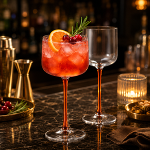 Verres à vin colorés en borosilicate faits à la main de 340 ml, sans plomb, à pied, pour vin rouge et blanc, réutilisables, vente en gros - Product Image 1
