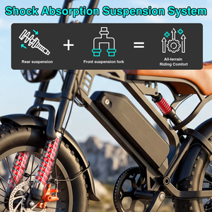 Potente Bicicleta Eléctrica de Montaña con Llantas Gruesas de Litio de 750W, 48V 18Ah, 45Km/h, 7 Velocidades, Motor sin Escobillas de 20 Pulgadas, Resistente al Agua IP66 60 - Product Image 4