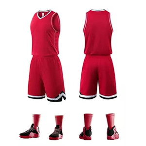 Maillots et shorts de basket-ball, ensemble deux pièces pour garçons avec nom et numéro d'équipe personnalisés - Product Image 5