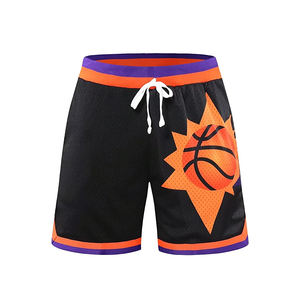 Shorts de basket-ball et de football en mesh pour adultes, service OEM, sublimation, taille élastique, séchage rapide - Product Image 1