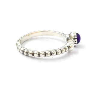 High Quality Amethyst Gemstone 925 <b>Sterling</b> <b>Silver</b> <b>Adjustable</b> <b>Ring</b> Stylish & Trendy Jewelry Anniversary Gift For Her - Product Image 3