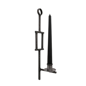 เชิงเทียนติดผนังเหล็กสีดำแบบสองแขน ตกแต่งบ้าน ทนทาน ทำด้วยมือ - Product Image 5