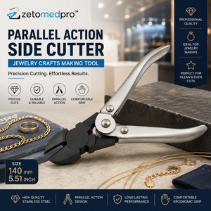 Parallel Action Side Cutter 140mm Jewelry Craft <b>Cutting</b> <b>Tool</b> Stainless Steel 5.51 inch ZetomedPro - Product Image 6