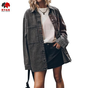 Ryan Pro Gear <b>Customized</b> <b>Denim</b> <b>Jacket</b> For Women Breathable and Comfortable Fabric with <b>Customized</b> Logo OEM Design - Product Image 3
