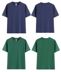Camiseta de Hombre al por Mayor, 100% Algodón, Tejido de Punto Grueso de 200g, Cuello Redondo, Logotipo Frontal Impreso en Serigrafía, Transpirable, Holgada - Product Image 3