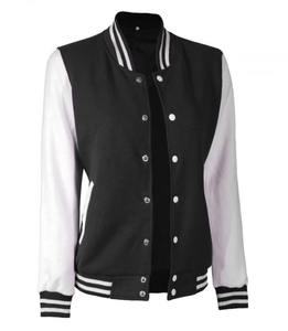 Veste universitaire personnalisée pour hommes, en laine mélangée, à capuche, avec empiècements sur le devant, style streetwear, service OEM - Product Image 3