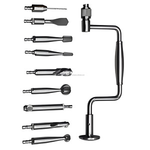 Juego de 10 Piezas de Taladro Manual Hudson Brace, Instrumentos Ortopédicos y Neuroquirúrgicos de Acero Inoxidable, Proveedor Mayorista Líder - Product Image 5