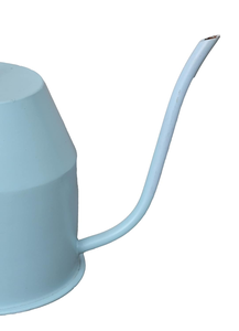 <b>Light</b> Blue Metal <b>Watering</b> <b>Can</b> with Gold Handle Modern Decorative Plant with Long Spout for Indoor Plants Garden Patio Home Use - Product Image 6