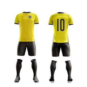 Uniformes de Fútbol al Por Mayor de Alta Calidad, Diseño Personalizado con Logotipo, Pantalones Cortos 100% Poliéster, Transpirables y Cómodos, Servicios Personalizados OEM - Product Image 5