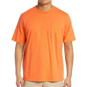T-shirts pour hommes à col rond uni, prix de gros, manches courtes, vêtements d'été décontractés, couleur unie, coton, séchage rapide - Product Image 1