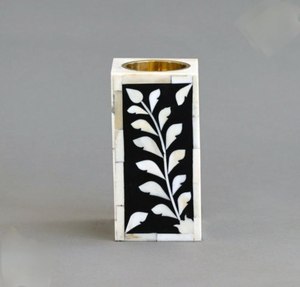 Latest Design Bakhoor <b>Burner</b> Epoxy Resin & Bone inlay Design Mubkhar Eco-friendly Hand-made Home Decor Fragrance At best Price - Product Image 2