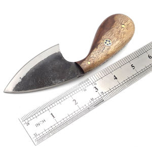 Couteau de combat, de chasse et de camping EDC de qualité industrielle, à lame fixe forgée en acier Damas, fait main, avec manche en bois et étui – Offre Spéciale OEM - Product Image 4