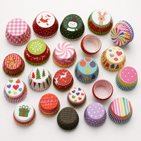 Gobelets en papier imprimés sur mesure, gobelets jetables pour l'emballage de gâteaux et de desserts