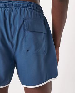 2024 Manufacture <b>Men's</b> Black Beach <b>Shorts</b> 100% Polyester Casual Eco-Friendly Digital Printing Knitted Solid Pattern - Product Image 6