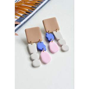 Boucles d'oreilles de luxe faites à la main en résine, matériaux de qualité supérieure, élégantes, pour fêtes, fournitures de perlage, durables, légères et confortables RR - Product Image 6