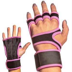 Wholesale Customized Logo Breathable Non-Slip Half Finger Gym Fitness <b>Gloves</b> for Unisex <b>Weight</b> Lifting Cycling & Sports <b>Training</b> - Product Image 6
