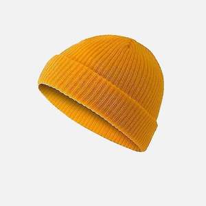 Salty Lined Skull Cap Lemon <b>Yellow</b> <b>Beanie</b> - Product Image 3