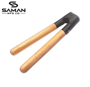 Désornergeur vétérinaire de qualité supérieure en acier inoxydable avec manche en bois, outil pour l'élevage bovin - Product Image 2