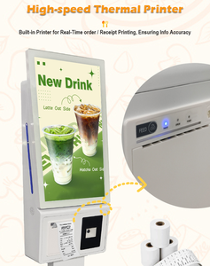 Kioscos de Autoservicio con Pantalla Táctil de 21.5 Pulgadas, Señalización Digital Capacitiva Interactiva para Tiendas de Comida Rápida - Product Image 3