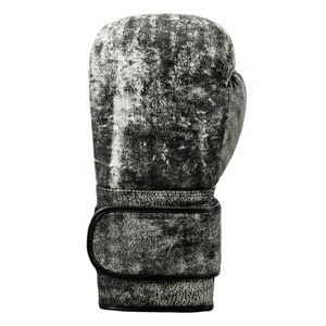 Faux Leather Boxing Training Gloves Full Finger Velcro Closure Adult Unisex for Boxing Practice - Product Image 1