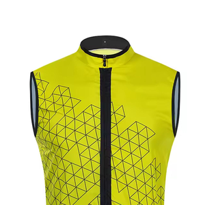 Chaleco de ciclismo para hombre, resistente al viento, transpirable, tela de nailon y poliéster, chaleco para deportes al aire libre, chaleco reflectante de seguridad para ciclismo - Product Image 3
