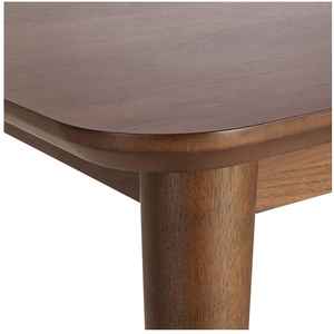 Mesa de Comedor Rectangular Moderna de Madera de Teca Sólida con Patas Cónicas para Muebles de Hotel y Restaurante de Lujo - Product Image 6
