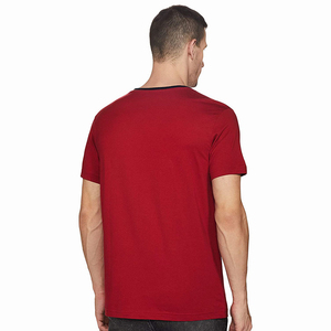 Camiseta de manga corta con cuello en V para hombre, de alta calidad, con estampado digital, tejida, para uso en exteriores, con servicio OEM, elegante y de calidad. - Product Image 2