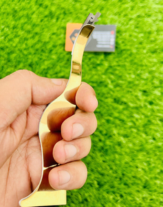 Cuchillas de un solo filo Hop Selling Barber Curved Wenzy Wave de acero inoxidable con acabado pulido, ligeras, profesionales y seguras. - Product Image 4