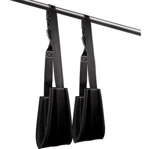 Correa de Gimnasio para Abdominales, para Entrenamiento de Fuerza del Core, Resistente, Acolchada, Ligera, de Nailon, con Soporte para Brazos, Barra de Tracción, Ejercicio Abdominal - Product Image 1