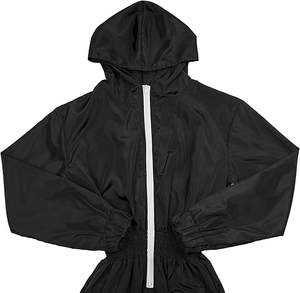 Ensemble de survêtement coupe-vent 2 pièces léger et oversize avec veste zippée et pantalon - Product Image 4