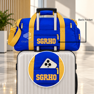 Bolsa de Viaje Deportiva con Compartimento para Zapatos, de Cordura, para Mujer, de la Hermandad Sigma Gamma Rho - Product Image 5