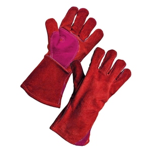 Gants de soudage en cuir de vachette pleine fleur, résistants à l'abrasion, ignifuges, pour usage général et lutte contre les incendies - Product Image 5