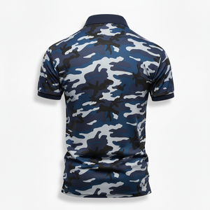 เสื้อโปโลกอล์ฟแขนสั้นพิมพ์ลายทั้งตัว แห้งเร็ว คอปกแข็งแรง ทนทาน ผลิตจากผ้าโพลีเอสเตอร์รีไซเคิล ระบายอากาศได้ดี - Product Image 3