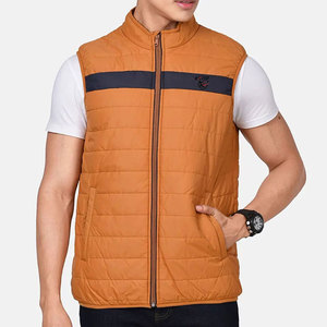 Veste sans manches en nylon / polyester pour homme, taille personnalisée, veste d'hiver la plus vendue - Product Image 1