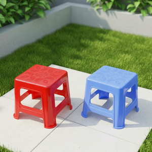 Modern Weather Resistant PP <b>Plastic</b> Low <b>Stool</b> for Living Room Furniture Home Use - Product Image 1