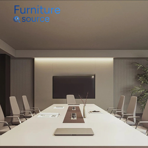 Mesa de conferencias de melamina MDF personalizada moderna diseño duradero para oficina en casa u hotel directo de fábrica de muebles de Vietnam - Product Image 3